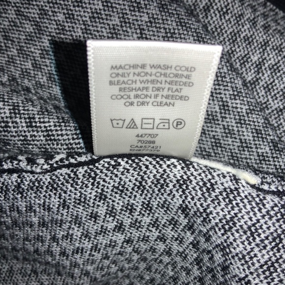 Ann Taylor Houndstooth button front Cardigan Sweater sz XS rickrack trim - Picture 8 of 8